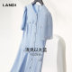 LANDI Xiaoxiang Gentle Mulberry Silk Dress