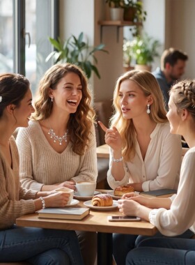 URCHOICE老钱风多层荧光项链