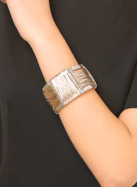 【UR CHOICE】GENUINE●美国ROBERT LEE MORRIS手工编制开口手镯