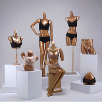 Model Props Female Full-body Underwear Model Dummy Shop Windows Display Props Swimsuit Poly bras Bust Bra Half Body Model Racks