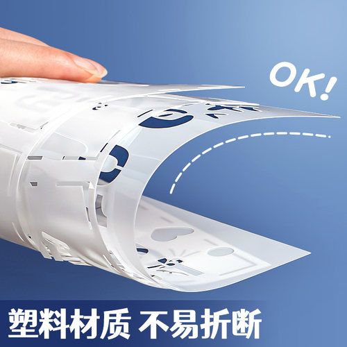 软性油画棒镂空模板生日快乐数字diy四宫格新婚新年快乐星星月亮工具画框手工礼物绘画纸刮刀不脏手蜡笔套装 - 图1