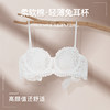 Thin shoulder strap bra for women, large breasts, small breasts, French style sexy lace breathable rabbit ears bra set