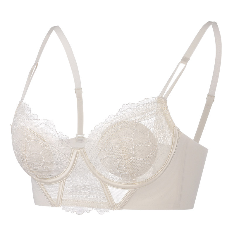 显胸小内衣夏薄款透气收副乳胸罩 祺蕾文胸