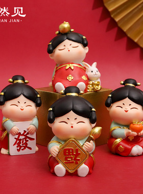 树脂摆件国风桌面装饰