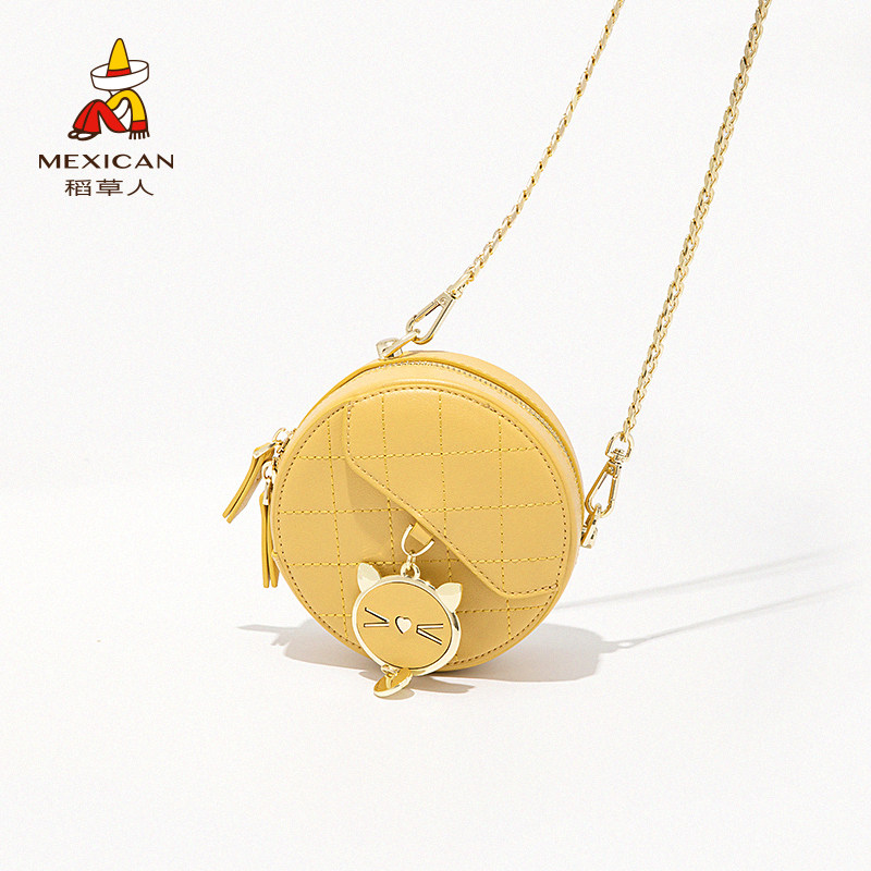 稻草人夏天2020新款潮迷你斜挎小包 稻草人优客女士包袋