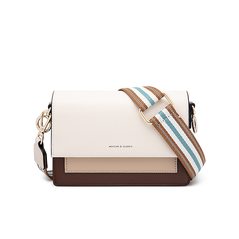 稻草人2020新款潮宽肩带ins斜挎包 稻草人优客女士包袋