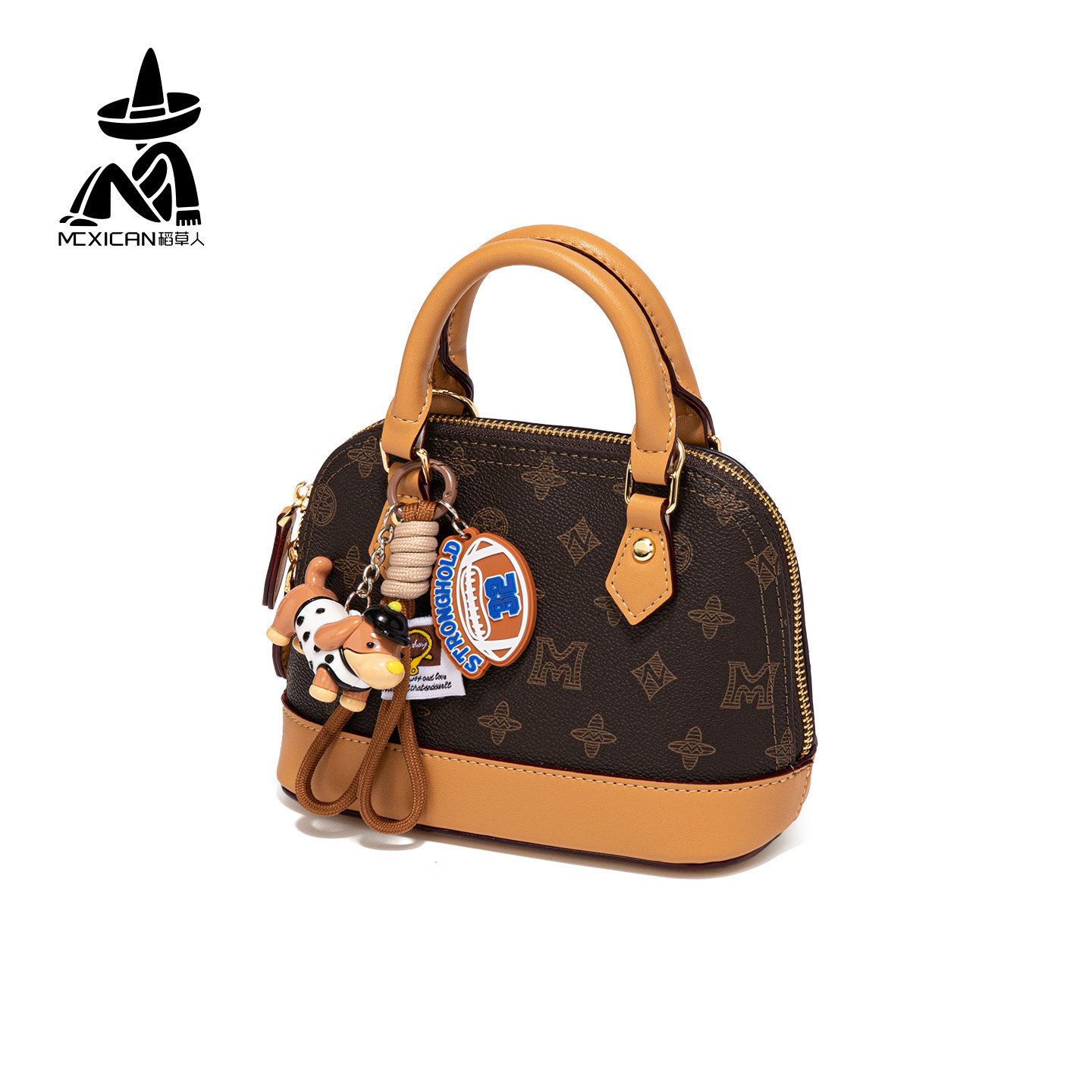 稻草人女包2025新款秋冬百搭通勤单肩斜挎包时尚高级感小众贝壳包,淘宝优惠券,粉丝福利购,淘宝优惠卷