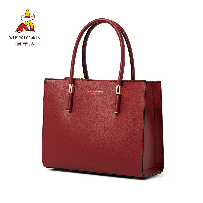 稻草人红色新娘结婚2021新款小包包 稻草人优客女士包袋