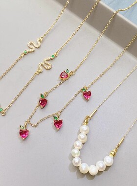 锁骨链新款韩版简约气质女花朵