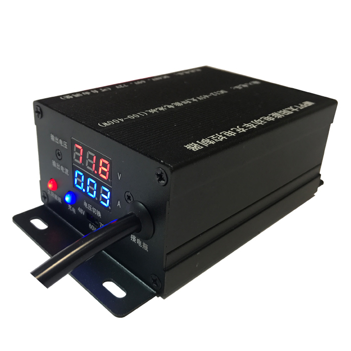 MPPT太阳能电动汽车电瓶三轮车升压充电板控制器48V60V72V三档可 - 图1