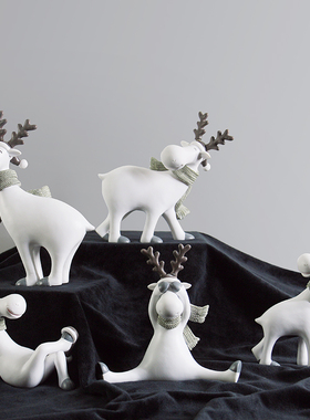 墙上置物架装饰品小摆件工位装饰摆件茶几办公室家居摆件高级感品