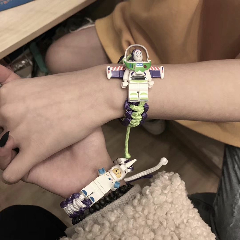 巴斯光年积木手链编织手环手绳学生男女生日礼物情侣手链饰品个姓 巴斯光年积木手链编织手环手绳学生男女生日礼物情侣手链饰品个姓
