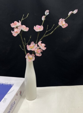 琉璃手工花玄关办公室装饰品
