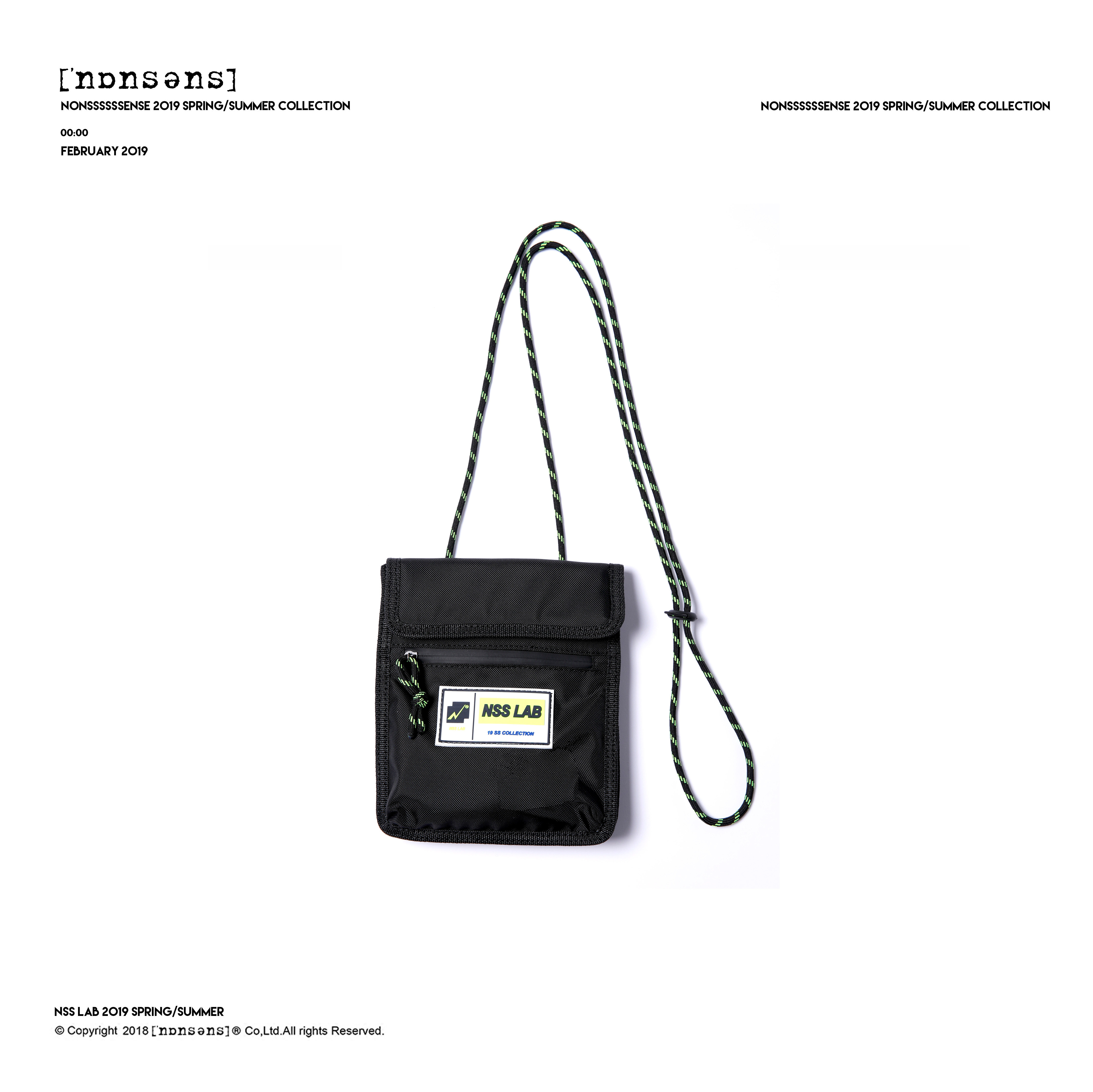 NSS LAB 19 S/S 潮牌 国潮 街头 PVC透明 斜挎包 单肩包腰包 男女,淘宝优惠券,粉丝福利购,淘宝优惠卷