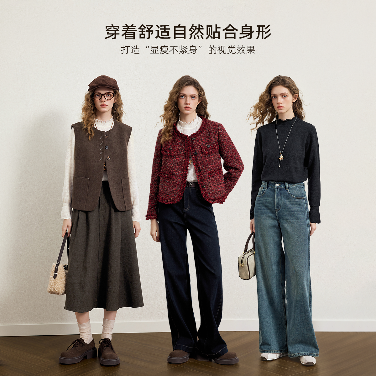 [博主同款]KBNE法式木耳边针织衫女2026春新款蕾丝打底衫内搭上衣,淘宝优惠券,粉丝福利购,淘宝优惠卷