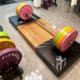 Excellent weightlifting platform wooden deadlift platform