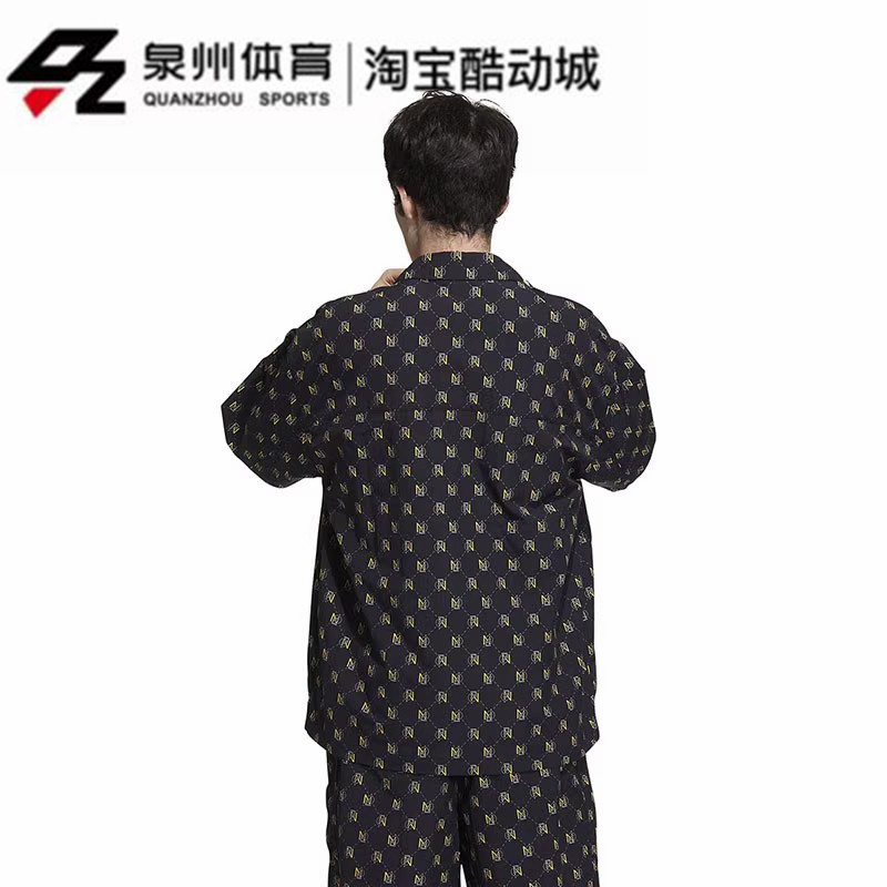 Adidas/阿迪达斯Neo男子翻领梭织衬衫运动夹克外套 HM2037 HM2039-图2