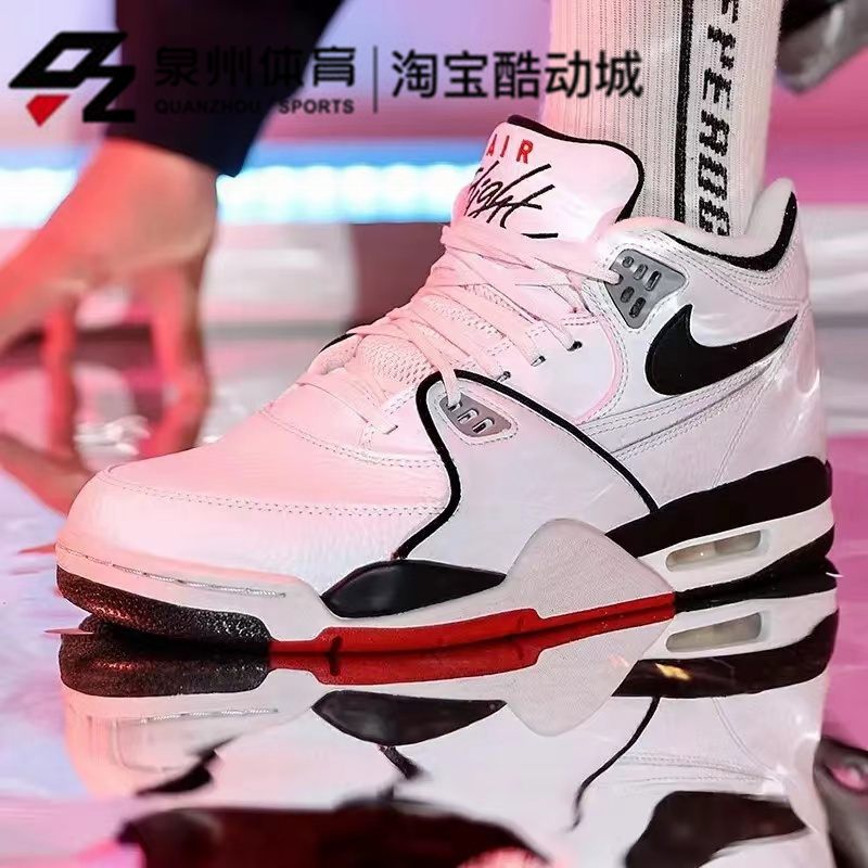 NIKE/耐克 Air Flight 89男子AJ4气垫缓震实战篮球鞋 DB5918-100-图0