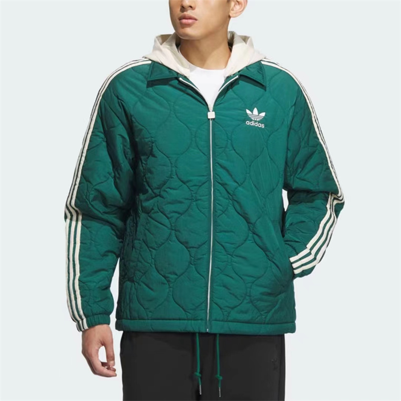 Adidas阿迪达斯三叶草男女棉服IW6284 IW6285 IZ1535IZ1534HZ0715 - 图2