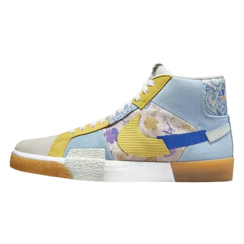 Nike/耐克 SB ZOOM BLAZER MID腰果花断钩运动休闲板鞋DM0859-400 - 图3