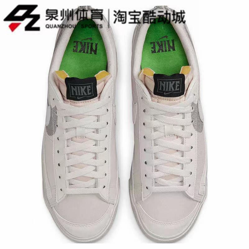 NIKE/耐克BLAZER LOW 77 PRM男子轻便耐磨运动休闲板鞋DQ7671-001 - 图0