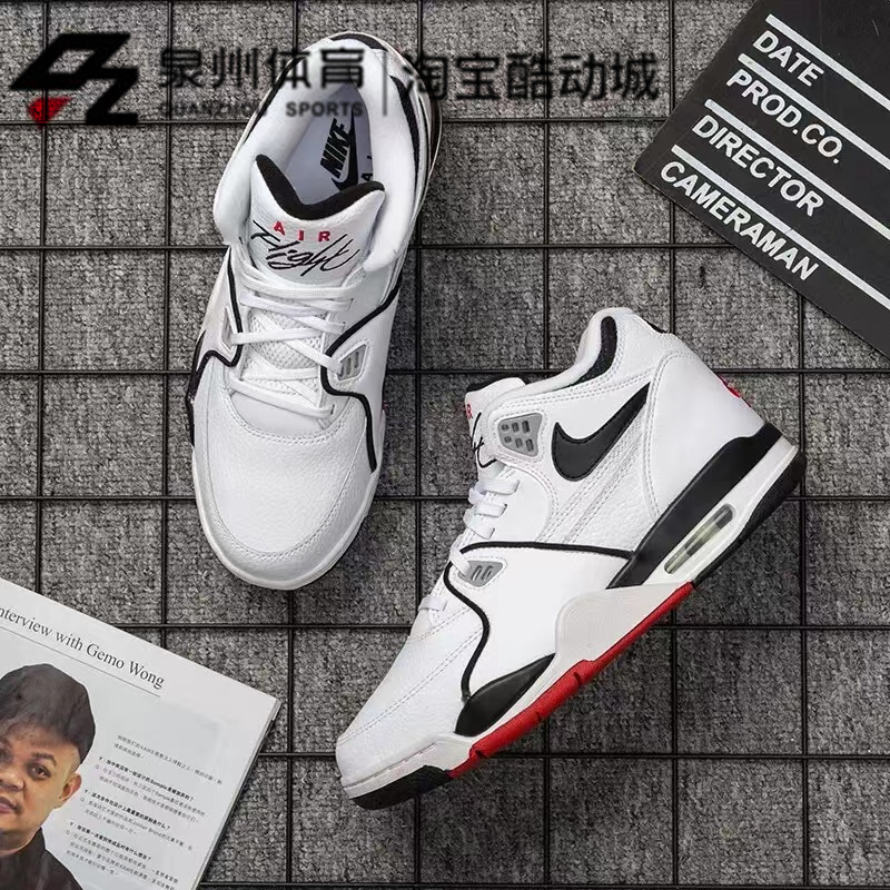 NIKE/耐克 Air Flight 89男子AJ4气垫缓震实战篮球鞋 DB5918-100-图2