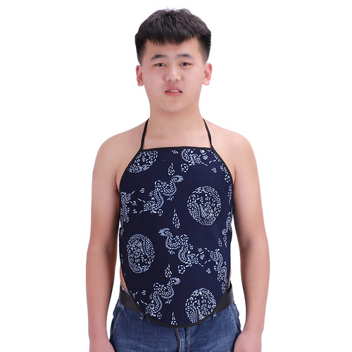 常宜 男纯棉艾绒肚兜护肚脐肚围护腰暖腹中老年护肚护胃防着凉棉 - 图0