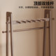 Solid wood clothes hanger floor-standing bedroom home coat rack