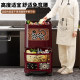 Large capacity household kitchen trash can with lid