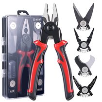 Versatile five-in-one exchangeable head pliers suit tool wire pliers old vice-wire pliers wire pliers wire pliers wire pliers tip pliers