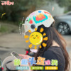 Children's handmade diy painted motorcycle electric bike helmet