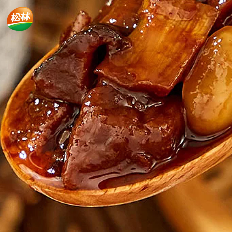松林冷鲜肉制品春笋酱爆肉罐头200g加热即食半制菜甄选富硒猪肉,淘宝优惠券,粉丝福利购,淘宝优惠卷
