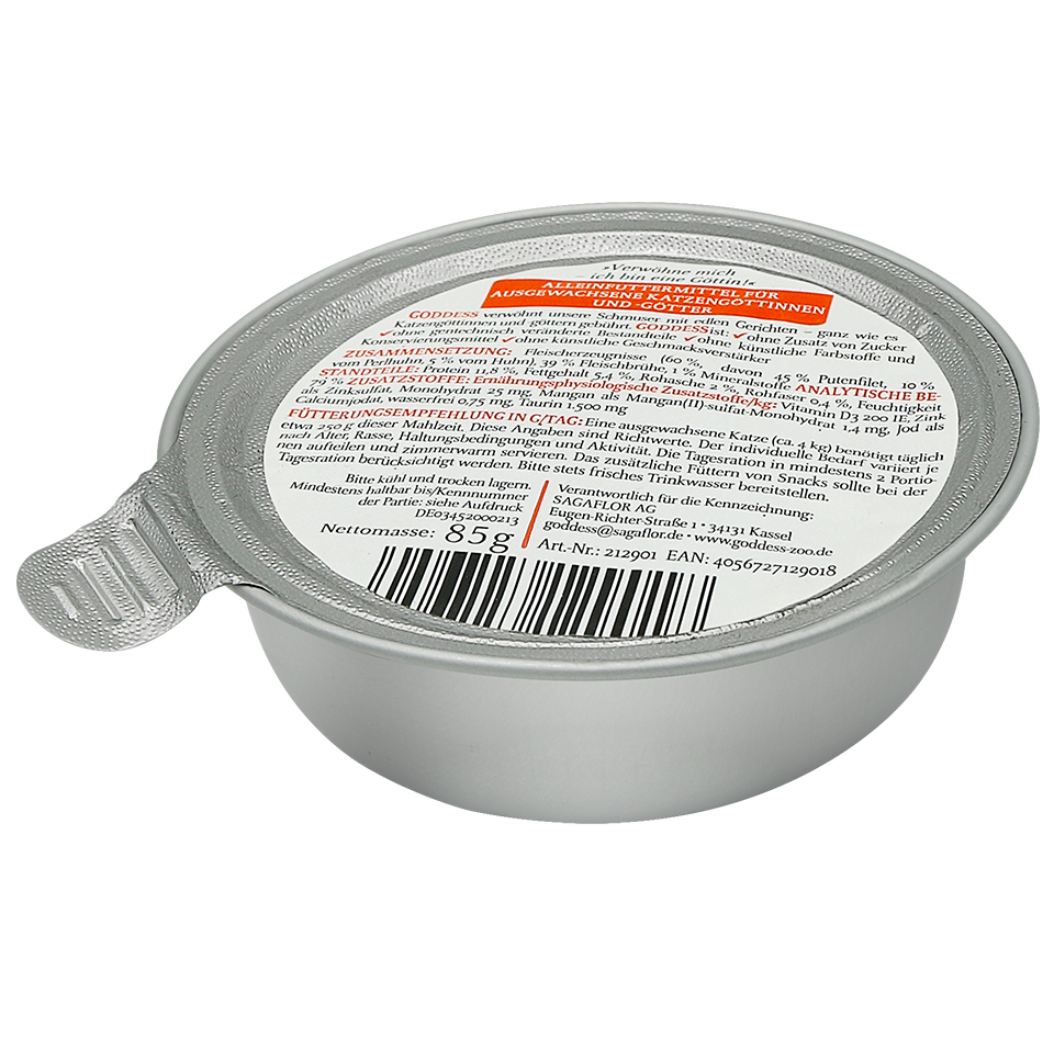 德国goddess歌吉诗猫咪主食餐盒家禽稚鸡鸡牛鸭高蛋白主食罐85g,淘宝优惠券,粉丝福利购,淘宝优惠卷