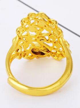 越南沙金孔雀凤凰女士戒指