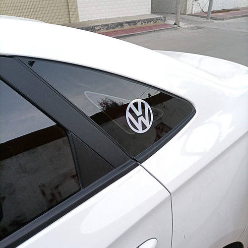 车身玻璃镭射轮眉贴纸汽车七彩装饰遮挡个性划痕后档后翼车门车标 - 图2