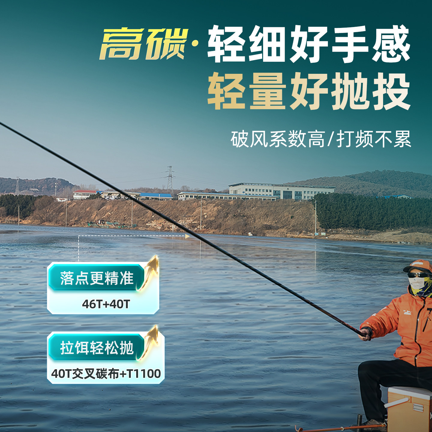 客友海内无双X35极轻版大综合巨物超轻翘嘴草鱼 商品卡片图