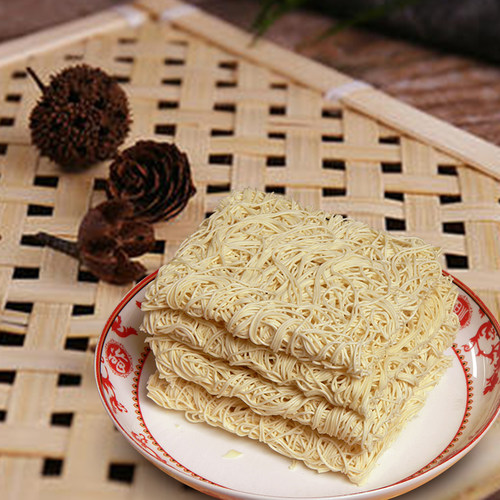 营丰 莞香面线4kg/箱 非油炸饼形干面条炒面线汤细滑Q弹韧不易断 - 图1