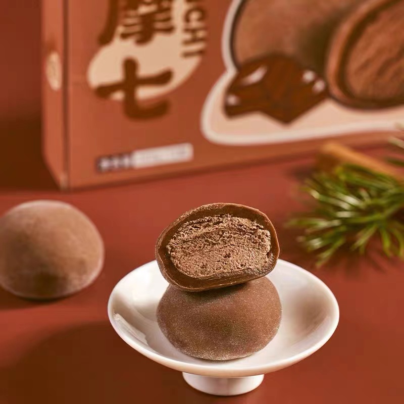 摩七日式大福洋风大福日本雪媚娘抹茶红豆团子糯米糍奶油大福260g - 图2