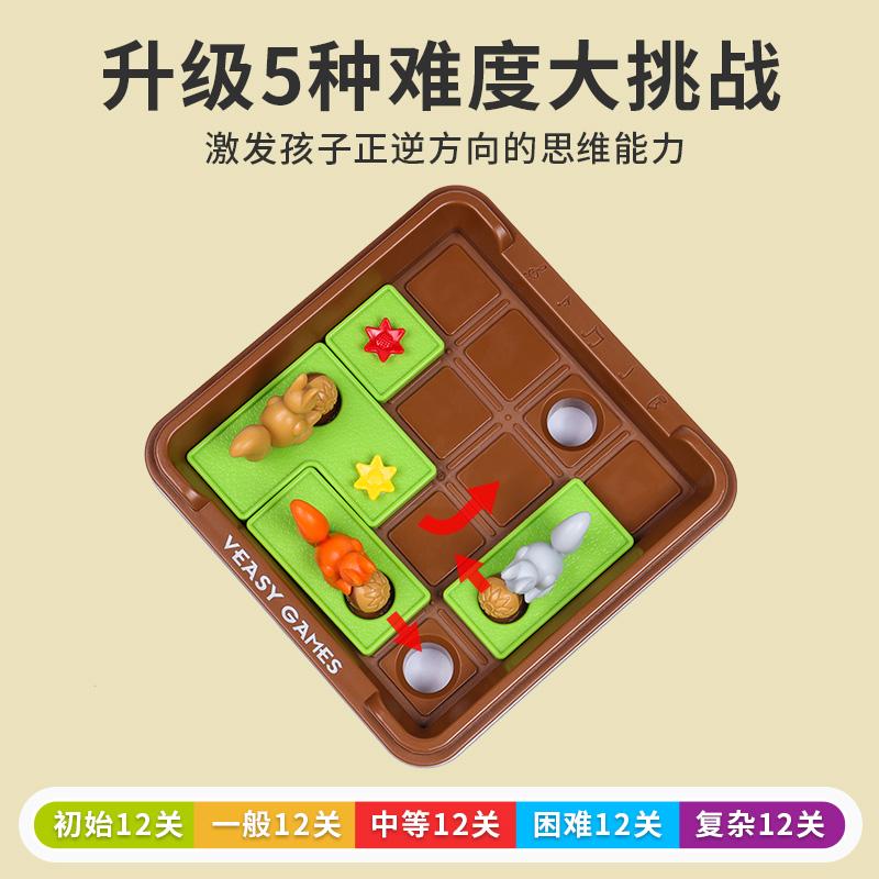 疯狂松鼠儿童桌游专注力训练逻辑思维通关亲子互动智力开发玩具3+ - 图0