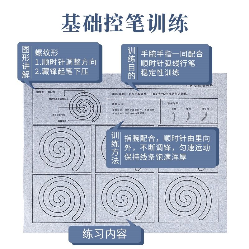 梅林笔庄毛笔字水写布控笔训练书法布套装初学者临摹字帖小学生成人专业级清水练字专用加厚仿宣纸水洗速干布,淘宝优惠券,粉丝福利购,淘宝优惠卷