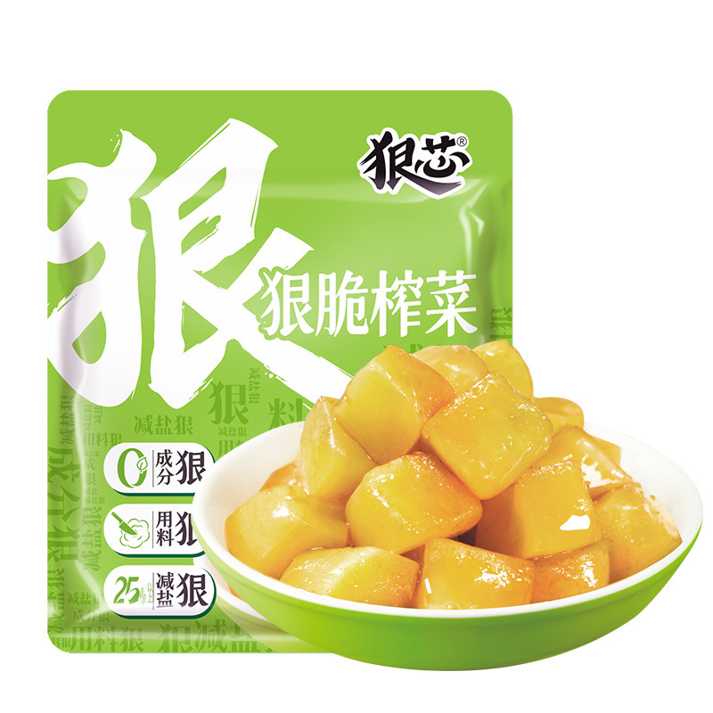 吉香居榨菜芯25g狠心榨菜下饭小菜即食酱腌菜家用外卖配餐 - 图3