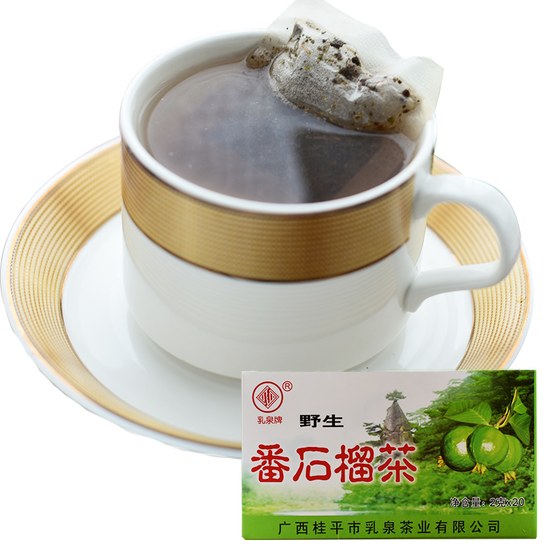 乳泉野生番石榴茶40g*100盒整箱独立装番石榴叶水果芭乐饮料正品-图2