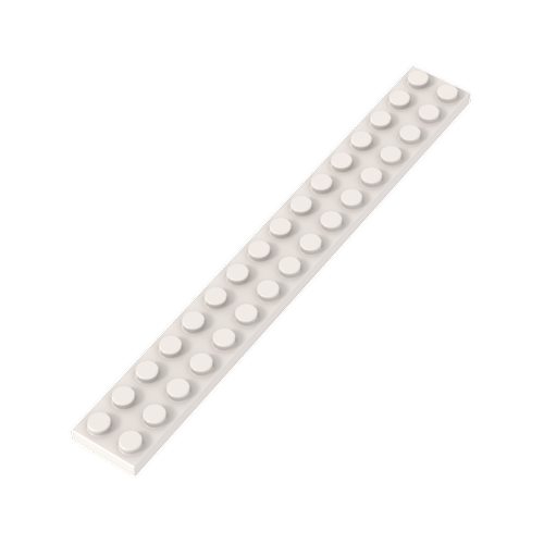 适用乐高4282积木 2x16基础板小颗粒高砖创意MOC薄片零件拼装散件 - 图2