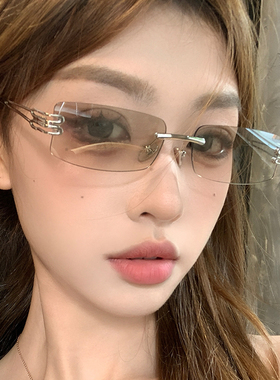 2025新款GM方形无框太阳眼镜女