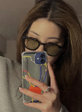 墨镜蹦迪嘻哈ins网红街拍复古