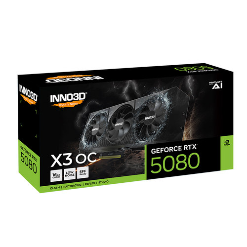 映众RTX5080 16G曜夜X3 OC台式机电脑显卡设计运算游戏显卡DLSS 4 - 图1