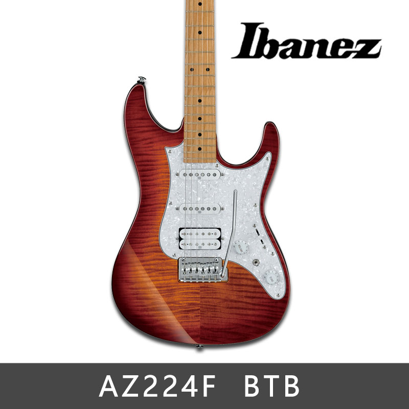聆悦乐器专营店Ibanez依班娜AZ单摇22品印产/日产枫木指板电吉他AZ224F/AZ242F2