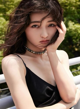 925银莫兰迪珍珠项链大溪地混彩珍珠颈链张子枫同款项链程潇颈链