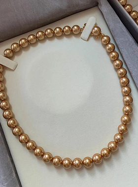 消失的她同款倪妮珍珠项链延长链925银澳白珍珠锁骨链女正圆强光