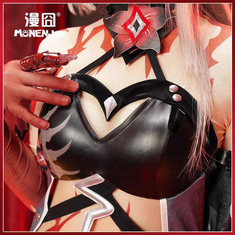 【漫囧】崩坏:星穹铁道 黄泉cos服装女装 红色 白发黄泉 现货 - 图2
